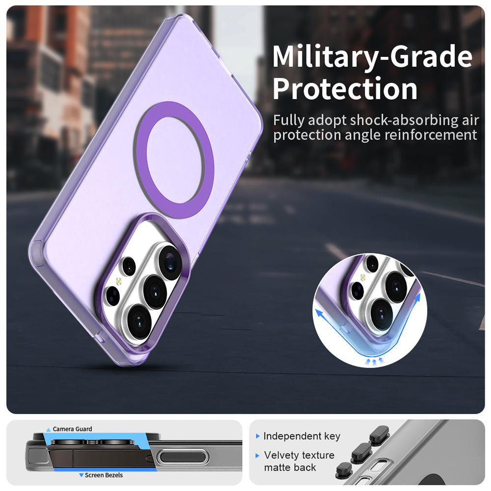 Husa de protectie Techsuit CandyCase MagSafe compatibil cu Samsung Galaxy S26 Ultra, Mov