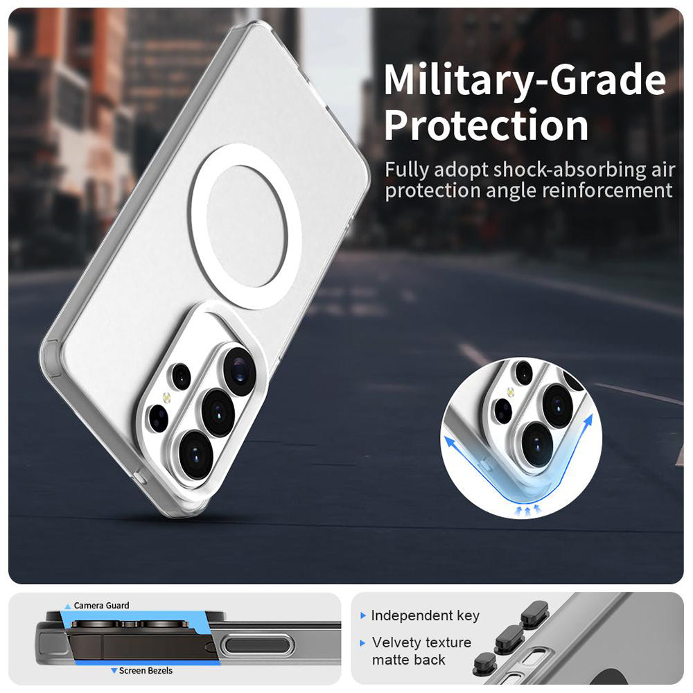 Husa de protectie Techsuit CandyCase MagSafe compatibil cu Samsung Galaxy S26 Ultra, Alb