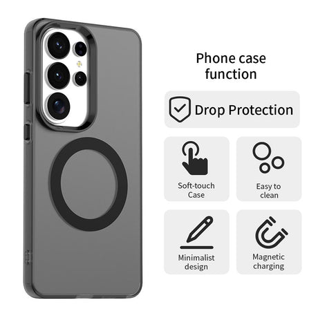 Husa de protectie Techsuit CandyCase MagSafe compatibil cu Samsung Galaxy S26 Ultra, Negru