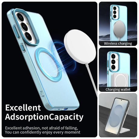 Husa de protectie Techsuit CandyCase MagSafe compatibil cu Samsung Galaxy S26 Plus, Albastru
