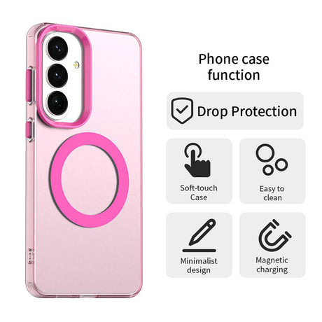 Husa de protectie Techsuit CandyCase MagSafe compatibil cu Samsung Galaxy S26 Plus, Roz