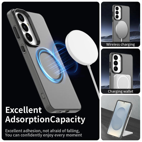 Husa de protectie Techsuit CandyCase MagSafe compatibil cu Samsung Galaxy S26 Plus, Negru