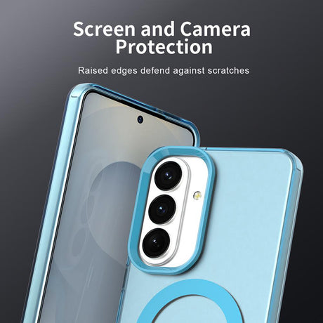 Husa de protectie Techsuit CandyCase MagSafe compatibil cu Samsung Galaxy S26, Albastru