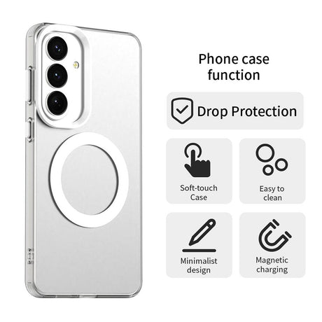 Husa de protectie Techsuit CandyCase MagSafe compatibil cu Samsung Galaxy S26, Alb