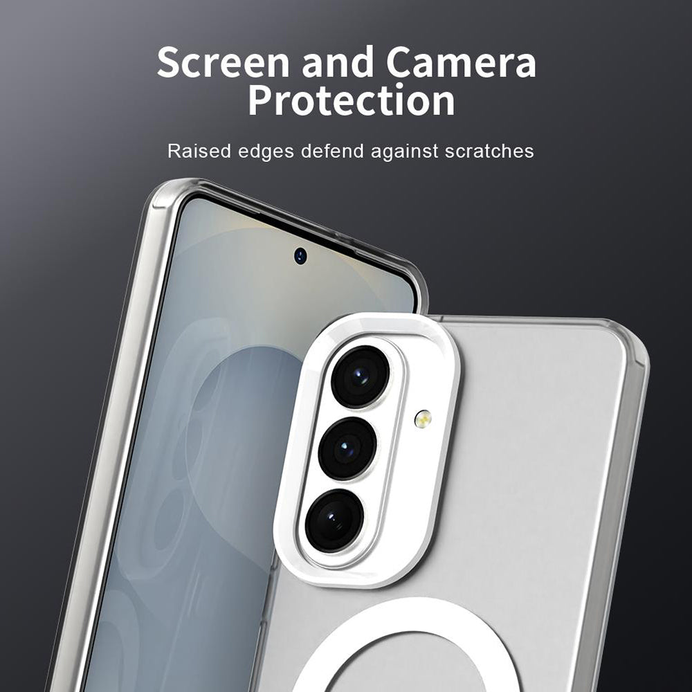 Husa de protectie Techsuit CandyCase MagSafe compatibil cu Samsung Galaxy S26, Alb
