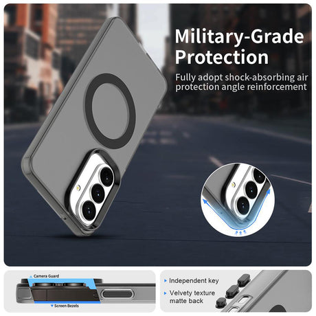 Husa de protectie Techsuit CandyCase MagSafe compatibil cu Samsung Galaxy S26, Negru