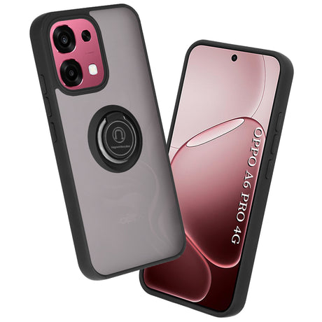 Husă de protecție Techsuit Glinth neagră pentru Oppo A6 Pro 4G / A6 Pro 5G