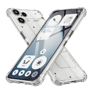 Husa de protectie Techsuit Shockproof Clear Silicone compatibil cu Nothing Phone (3a) Lite, Transparent