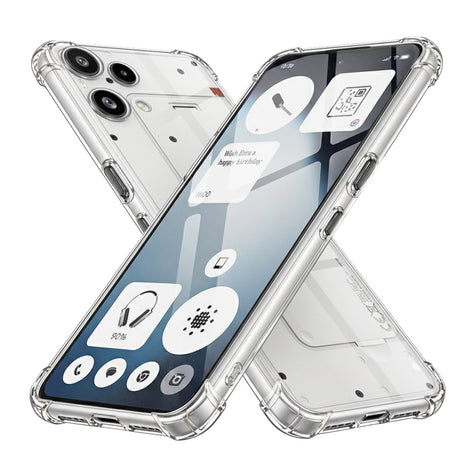 Husa de protectie Techsuit Shockproof Clear Silicone compatibil cu Nothing Phone (3a) Lite, Transparent