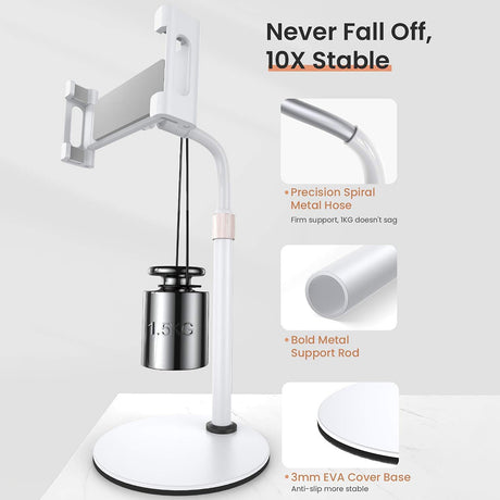 Suport Birou Lisen (YL0420050002), Ajustabil, Negru