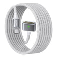 Cablu Lisen (YL0123070001), Type-C to MagSafe 3, for MacBook, 140W, Super Fast Charging, Braided, 2m, Argintiu