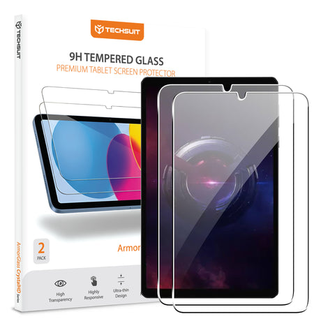 Husa de protectie tableta Techsuit ArmorGlass CrystalHD (set de 2) compatibil cu Lenovo Legion Tab Gen 3, Transparent