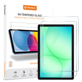 Husa de protectie tableta Techsuit ArmorGlass CrystalHD (set de 2) compatibil cu Samsung Galaxy Tab A9 Plus / A11 Plus, Transparent