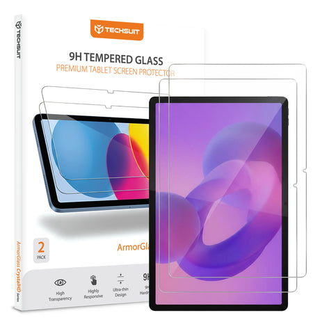 Husa de protectie tableta Techsuit ArmorGlass CrystalHD (set de 2) compatibil cu Lenovo Idea Tab Pro 12.7 (2025), Transparent