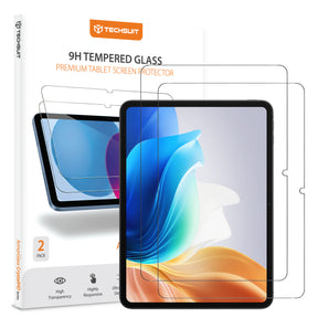 Husa de protectie tableta Techsuit ArmorGlass CrystalHD (set de 2) compatibil cu OnePlus Pad Go / Oppo Pad Air2 / Oppo Pad Neo, Transparent