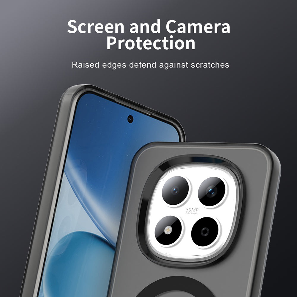 Husa de protectie Techsuit CandyCase MagSafe compatibil cu Xiaomi Redmi Note 15 Pro 5G, Negru