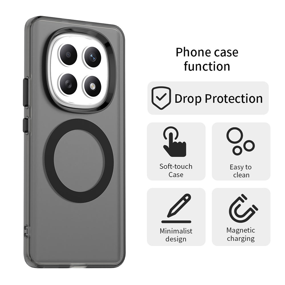 Husa de protectie Techsuit CandyCase MagSafe compatibil cu Xiaomi Redmi Note 15 5G / Note 15 4G / Poco M8 5G, Negru