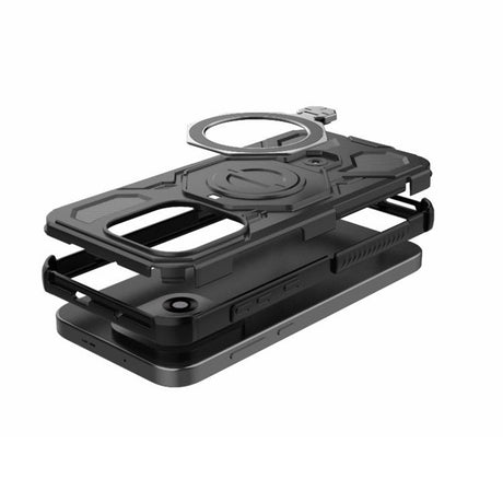 Husa de protectie Techsuit Carbon Shield PRO compatibil cu OnePlus 15, Alb Transparent