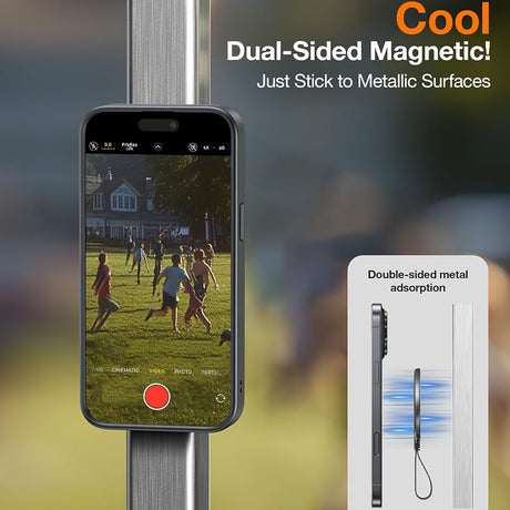 Torras Suport Torras Ostand Magnetic Ring, 360° Rotatable Stand, Phone Holder/Grip, Easy Attach, Bleumarin – imagine 6