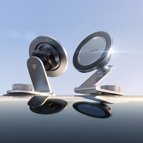 Suport Lisen (YL0223050002), Magnetic Grip, for Dashboard, Universal, Adjustable, Secure Fit, N52 Magnets, Negru