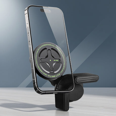 Suport Blueo with Wireless Charging Ape Legend, for EV Car, Type-C, 15W, 360 Rotation, Negru