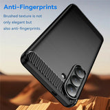 Husa de protectie Techsuit Carbon Silicone compatibil cu Samsung Galaxy S26 Plus, Negru