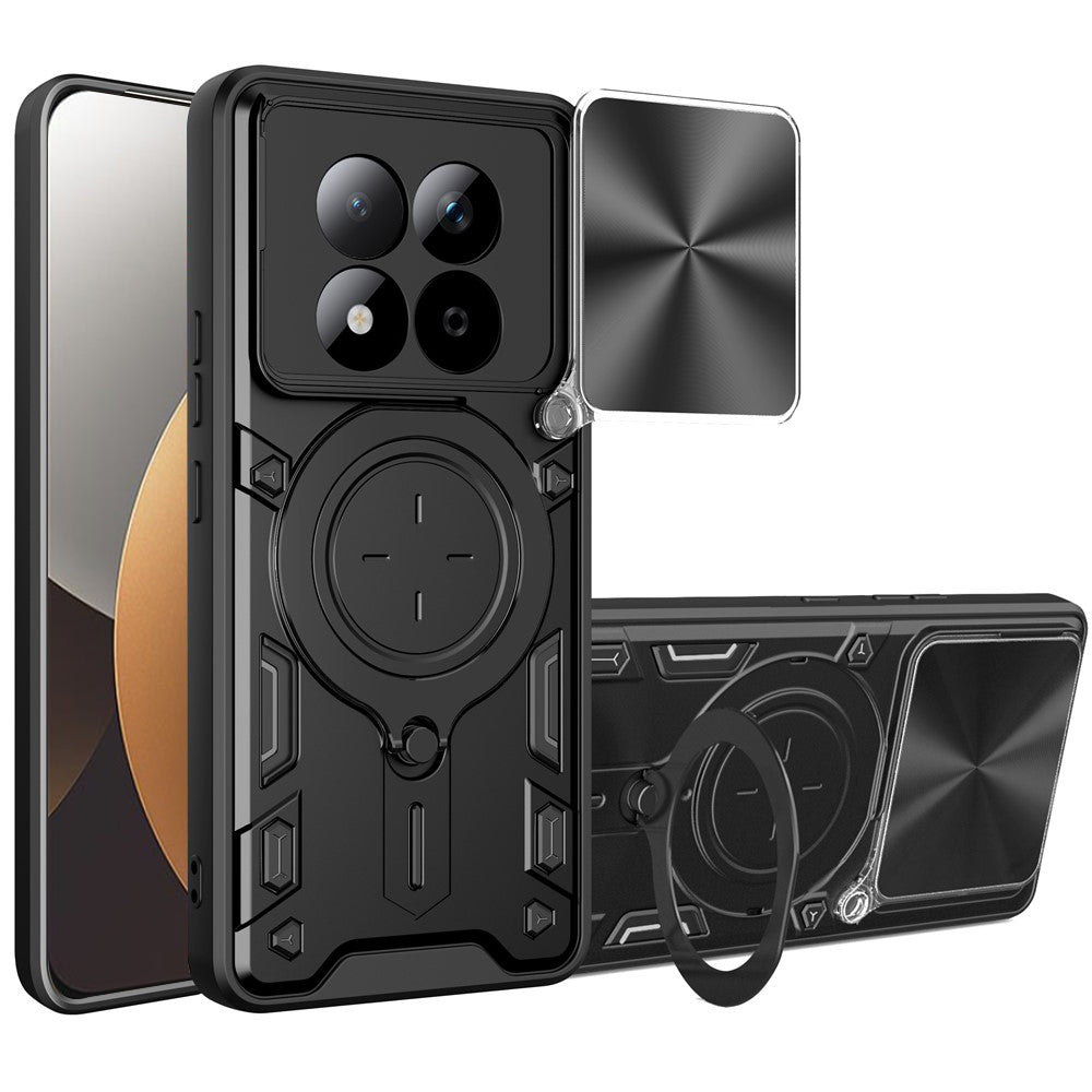 Husa de protectie Techsuit CamGuard Pro compatibil cu Xiaomi Redmi Note 15 Pro 5G, Negru
