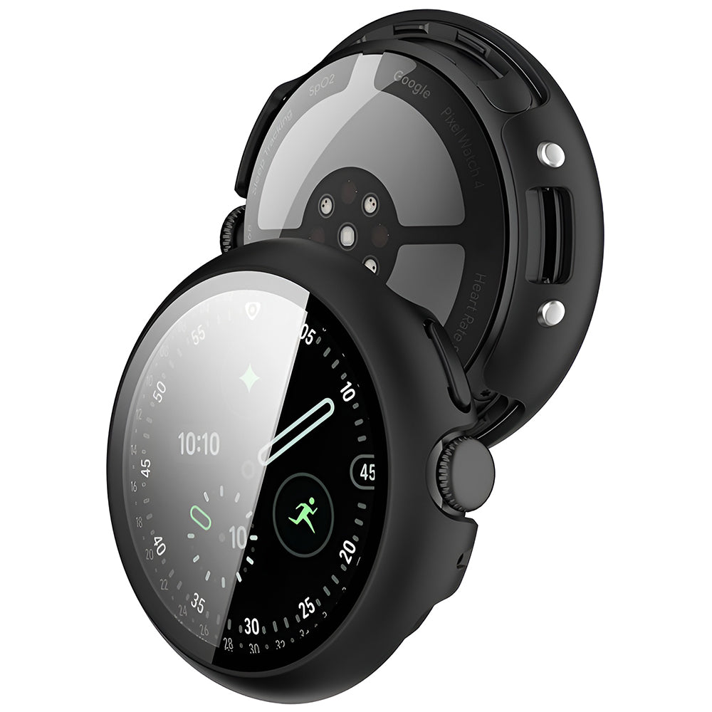 Folie de protectie smartwatch Techsuit Defense360 Pro + Screen Protector compatibil cu Google Pixel Watch 4 45mm, Negru