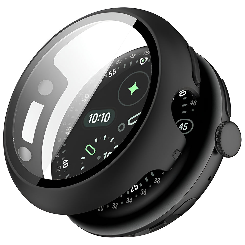 Folie de protectie smartwatch Techsuit Defense360 Pro + Screen Protector compatibil cu Google Pixel Watch 4 45mm, Negru