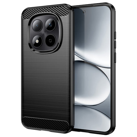Husa de protectie Techsuit Carbon Silicone compatibil cu Xiaomi Redmi Note 15 Pro 4G, Negru