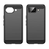 Husa de protectie Techsuit Carbon Silicone compatibil cu Google Pixel 10a, Negru