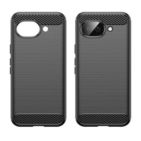 Husa de protectie Techsuit Carbon Silicone compatibil cu Google Pixel 10a, Negru
