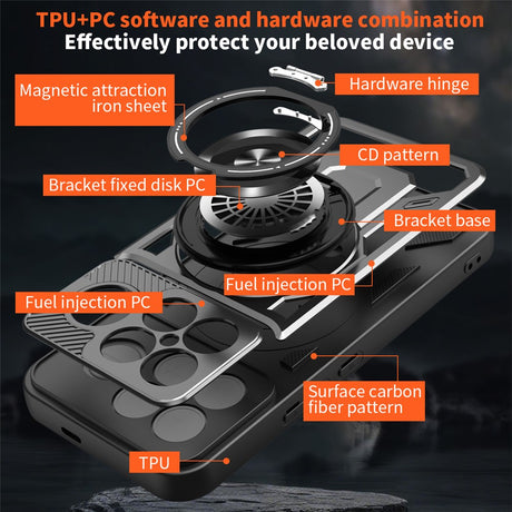 Husa de protectie Techsuit RuggedCam compatibil cu Xiaomi Poco F8 Ultra, Albastru