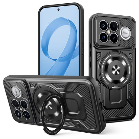 Husa de protectie Techsuit RuggedCam compatibil cu Xiaomi Poco F8 Ultra, Negru