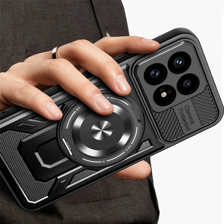 Husa de protectie Techsuit RuggedCam compatibil cu Xiaomi Poco F8 Pro, Negru
