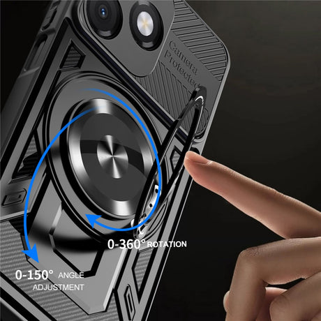 Husa de protectie Techsuit RuggedCam compatibil cu Honor X5c Plus, Albastru
