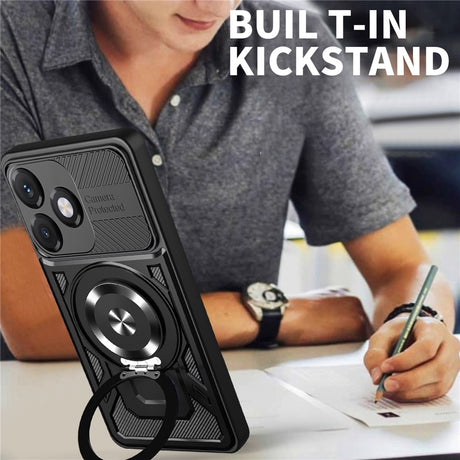 Husa de protectie Techsuit RuggedCam compatibil cu Honor X5c Plus, Negru