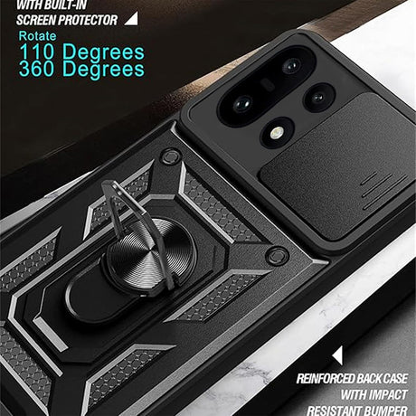 Husa de protectie Techsuit CamShield Series compatibil cu OnePlus 15R, Negru