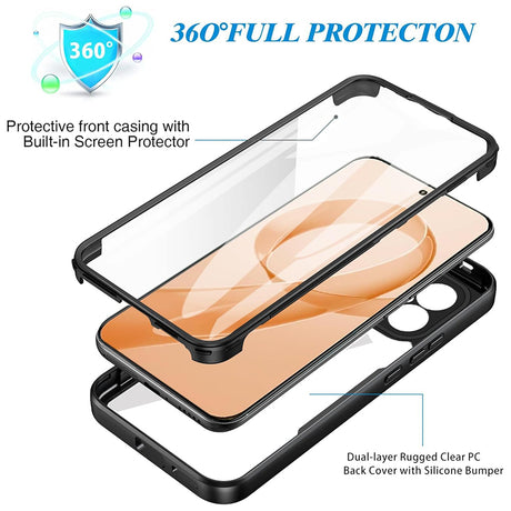 Folie de protectie Techsuit ColorVerse 360 Series + compatibil cu Xiaomi Poco F8 Ultra, Albastru