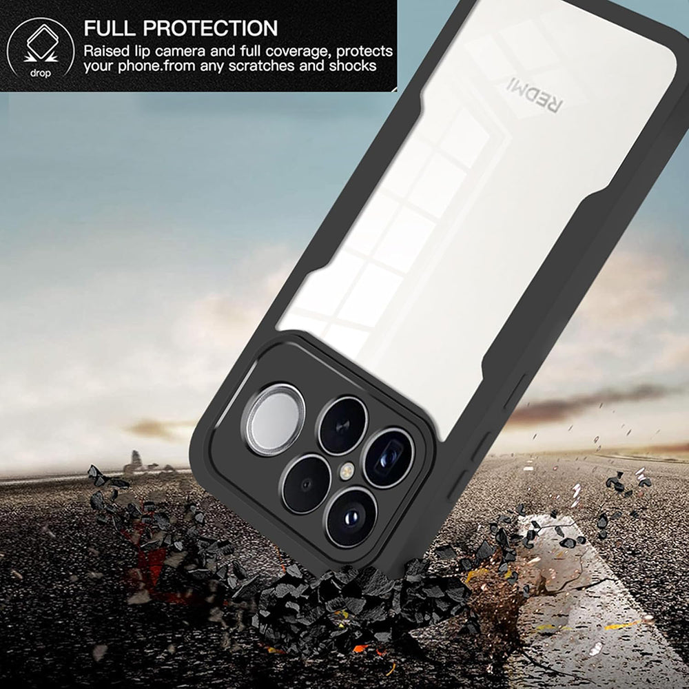 Folie de protectie Techsuit ColorVerse 360 Series + compatibil cu Xiaomi Poco F8 Ultra, Negru