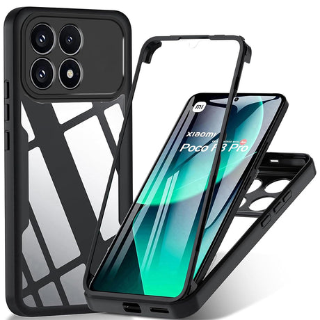 Folie de protectie Techsuit ColorVerse 360 Series + compatibil cu Xiaomi Poco F8 Pro, Negru