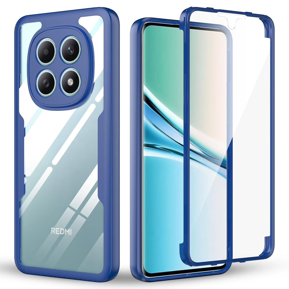 Folie de protectie Techsuit ColorVerse 360 Series + compatibil cu Xiaomi Redmi Note 15 4G, Albastru