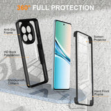 Folie de protectie Techsuit ColorVerse 360 Series + compatibil cu Xiaomi Redmi Note 15 4G, Albastru