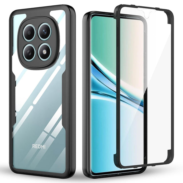 Folie de protectie Techsuit ColorVerse 360 Series + compatibil cu Xiaomi Redmi Note 15 5G / Poco M8 5G, Negru