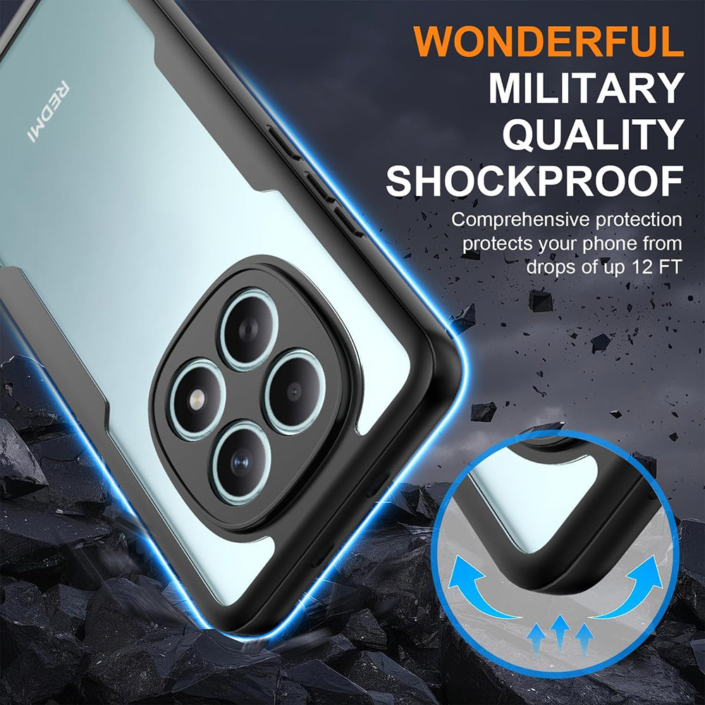 Folie de protectie Techsuit ColorVerse 360 Series + compatibil cu Xiaomi Redmi Note 15 5G / Poco M8 5G, Negru
