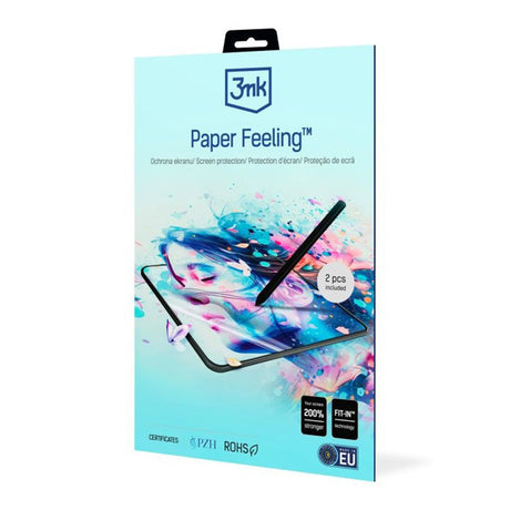 Husa de protectie tableta 3mk Paper Feeling (set de 2) compatibil cu iPad 10 (2022) 10.9 / 11 (2025), Transparent