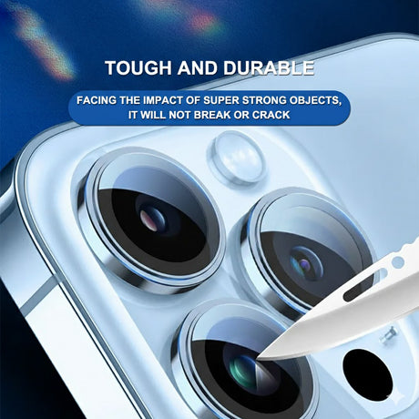 Folie de protectie Lito S+ Camera Glass compatibil cu iPhone 17 Pro / iPhone 17 Pro Max, Argintiu