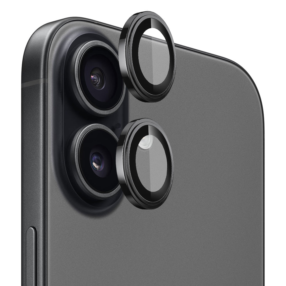 Folie de protectie Lito S+ Camera Glass compatibil cu iPhone 17, Negru
