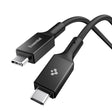 Cablu Spigen Essential EB10015CC (ACA10421), Fast Charging, Type-C, 100W, 5Gbps, E-Marker Chip, 1.5m, Negru