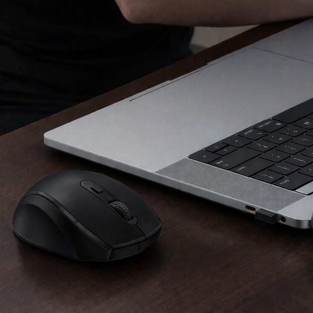 Tastatura/Mouse Yesido Wireless Mouse (KB45), 2.4G Connection, 800 / 1200 / 1600 DPI, Low Noise, Negru